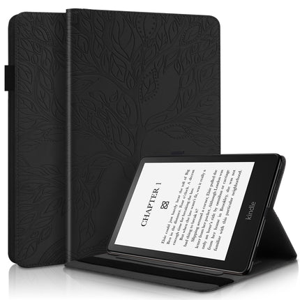 Life Tree Series Leather Tablet Case, For Amazon Kindle Paperwhite 5 2021, For Lenovo Tab K10