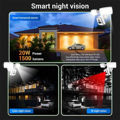 ESCAM QF612 3MP WiFi IP Camera & Floodlight, Support Night Vision / PIR Detection