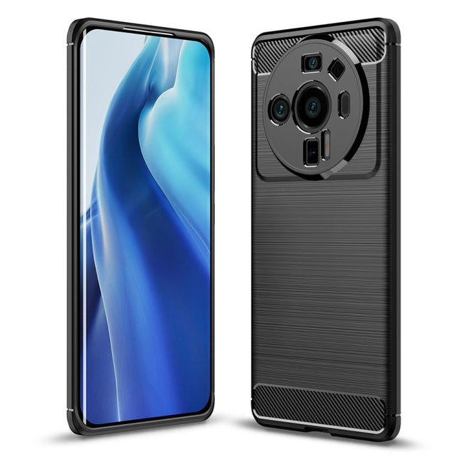 Brushed Texture Carbon Fiber TPU Phone Case, For Xiaomi Mi 12 Ultra 5G
