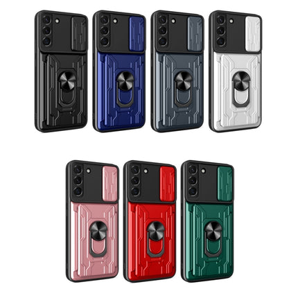 Sliding Camshield Card Phone Case, For Samsung Galaxy S22 5G, For Samsung Galaxy S22+ 5G