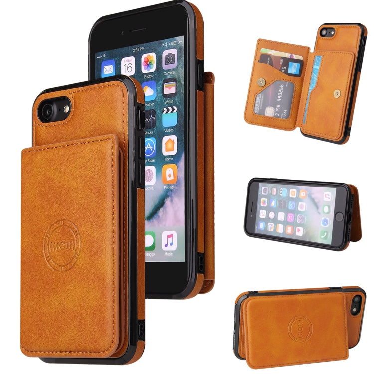 Calf Texture Magnetic Case, For iPhone SE 2022 / SE 2020 / 8 / 7, For iPhone 8 Plus / 7 Plus, For iPhone XS Max, For iPhone XS / X