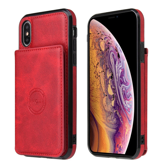 Magnetische Hülle mit Kalbstextur, für iPhone XS Max, für iPhone XS / X, für iPhone XR