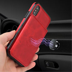 Calf Texture Magnetic Case, For iPhone XS Max, For iPhone XS / X, For iPhone XR