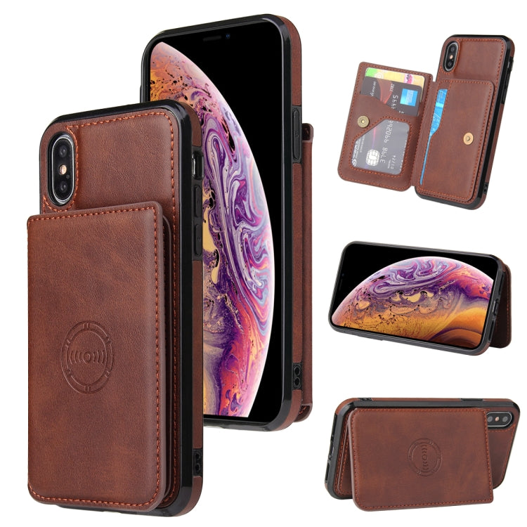 Calf Texture Magnetic Case, For iPhone XR