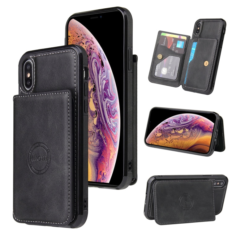 Calf Texture Magnetic Case, For iPhone XR