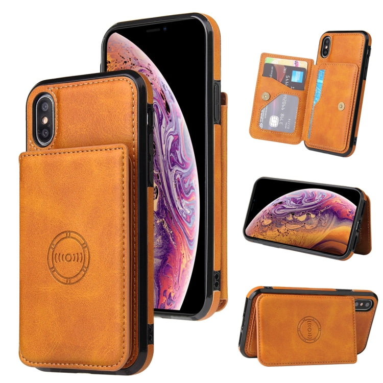 Calf Texture Magnetic Case, For iPhone XR