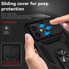 Sliding Camshield Holder Phone Case, For iPhone 12 / 12 Pro, For iPhone 12 Pro Max, For iPhone 11, For iPhone 11 Pro