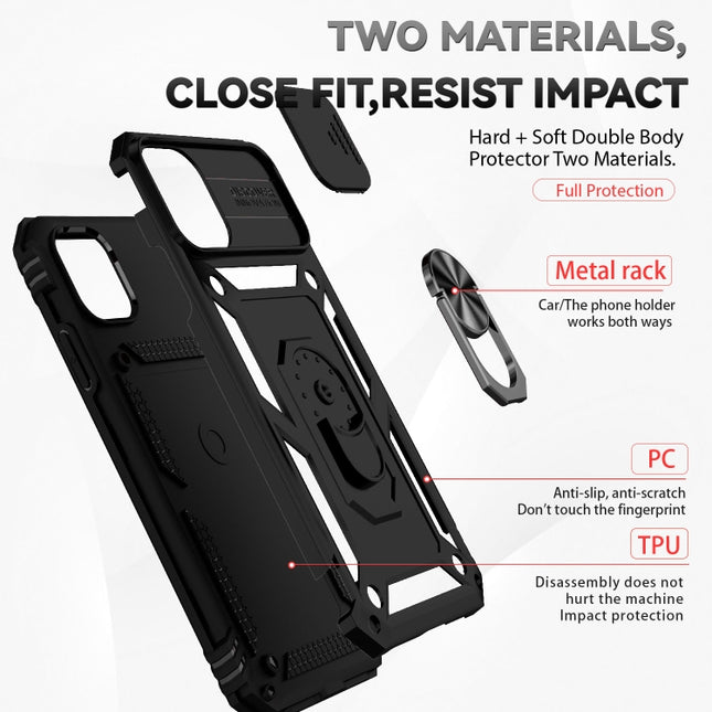Funda para teléfono con soporte deslizante Camshield para iPhone 11 Pro Max