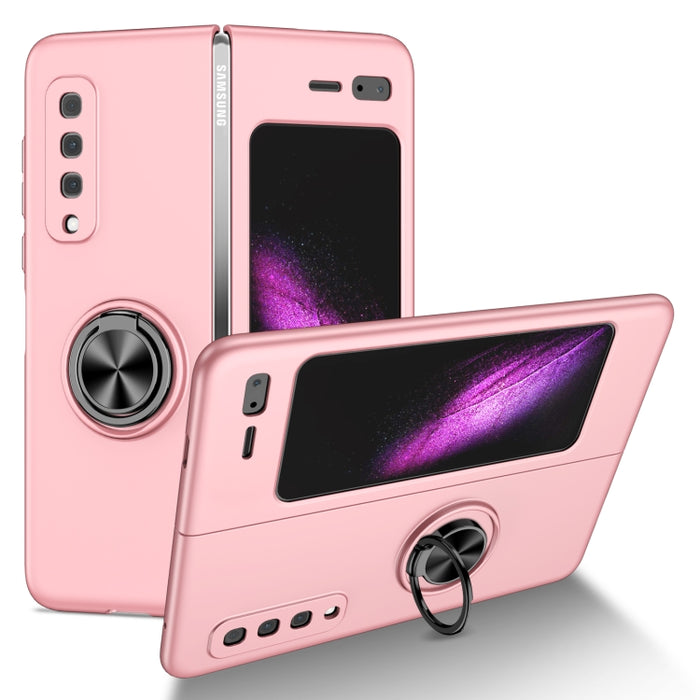 Armor Ring Holder Phone Case, For Samsung Galaxy Fold, For Samsung Galaxy Z Flip 5G, For Samsung Galaxy Z Flip3 5G
