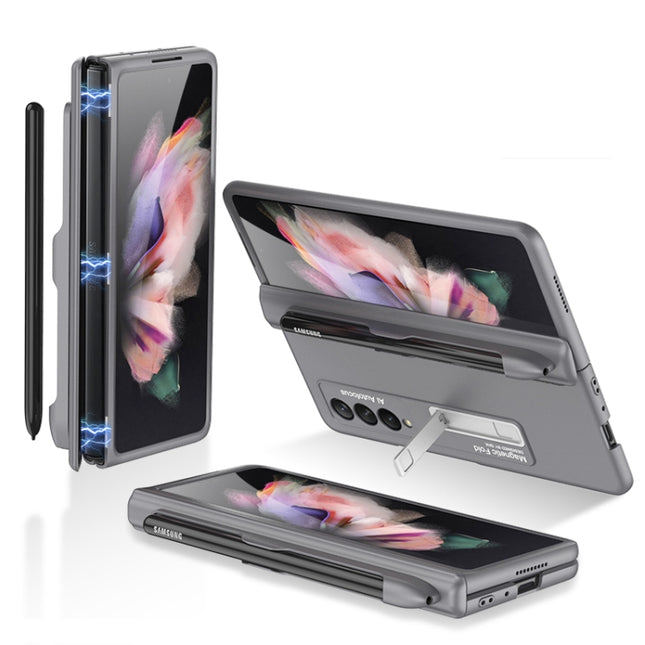 GKK Magnetische Telefon-Klapphülle mit vollständiger Abdeckung und Stiftschlitz für Samsung Galaxy Z Fold3 5G