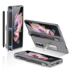 GKK Magnetic Full Coverage Phone Flip Case with Pen Slot, For Samsung Galaxy Z Fold3 5G