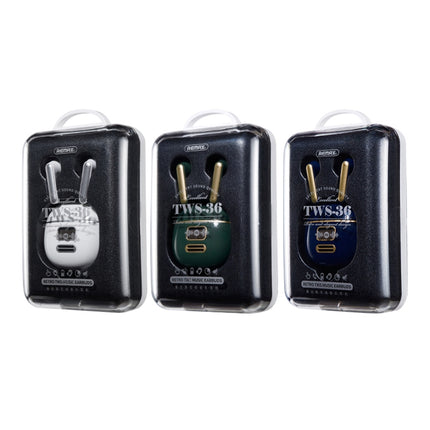 REMAX TWS-36 Auriculares inalámbricos retro con Bluetooth para música