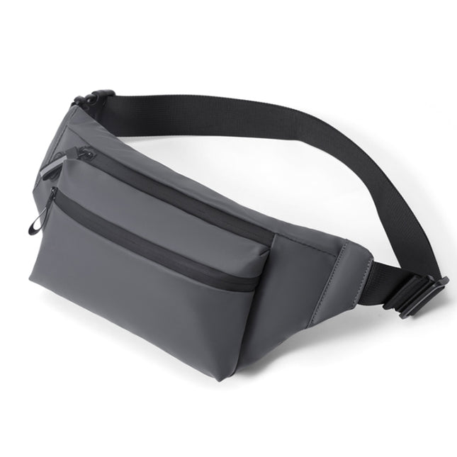 FEIHADUN cxs-321 Adjustable Oxford Cloth Waist Bag, Size: 32 x 12 x 6cm, cxs-321 (Black), cxs-321 (Grey), cxs-321 (Dark Green), cxs-321 (Silver)
