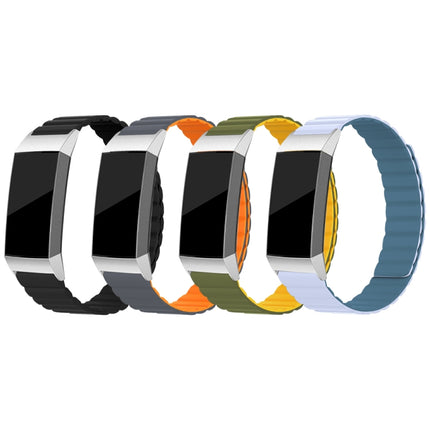 Silicone Magnetic Watchband, For Fitbit Charge 2, For Fitbit Charge 3 / 4, For Fitbit Charge 5, For Huawei Band B6