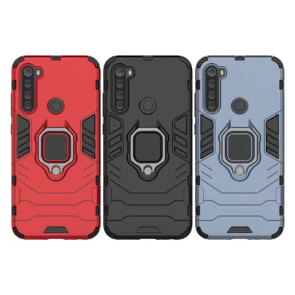 For Xiaomi Note 8T PC + TPU Shockproof Protective Case with Magnetic Ring Holder, For Xiaomi Redmi Note 8T