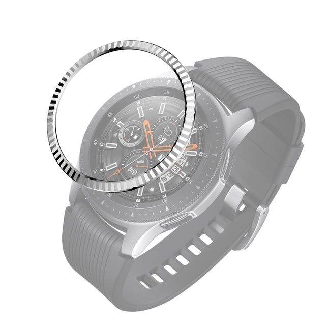 Batch Flower Stainless Steel Bezel Ring, For Samsung Galaxy Watch 46mm