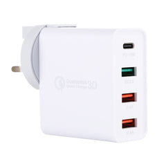 A3 PD 18W USB-C / Type-C + QC3.0 USB + Dual USB Interface Travel Charger, US Plug, EU Plug, UK Plug