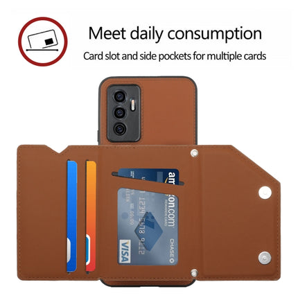 Skin Feel PU + TPU + PC Phone Case with Card Slots, For Xiaomi Redmi Note 11 Pro, For vivo S10e / V23e, For Samsung Galaxy S22 5G, For Samsung Galaxy S22+ 5G, For Samsung Galaxy S22 Ultra 5G