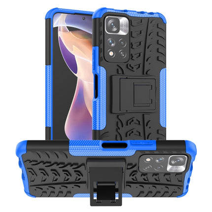 Tire Texture TPU + PC Phone Case with Holder, For OPPO Realme 8i, For Xiaomi Redmi Note 11 Pro (China), For Motorola Moto E40, For Samsung Galaxy A53 5G