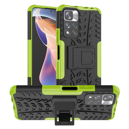 Tire Texture TPU + PC Phone Case with Holder, For OPPO Realme 8i, For Xiaomi Redmi Note 11 Pro (China), For Motorola Moto E40, For Samsung Galaxy A53 5G