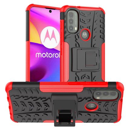 Tire Texture TPU + PC Phone Case with Holder, For OPPO Realme 8i, For Xiaomi Redmi Note 11 Pro (China), For Motorola Moto E40, For Samsung Galaxy A53 5G
