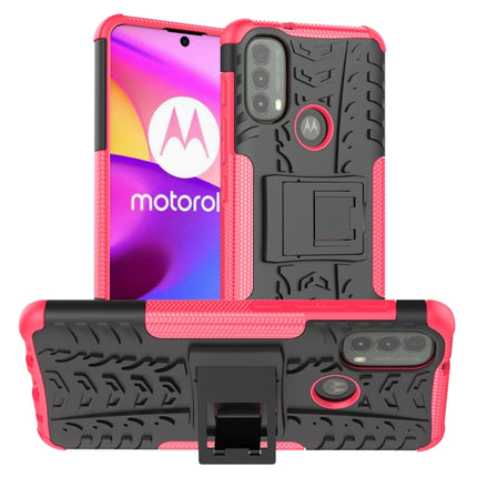 Tire Texture TPU + PC Phone Case with Holder, For OPPO Realme 8i, For Xiaomi Redmi Note 11 Pro (China), For Motorola Moto E40, For Samsung Galaxy A53 5G