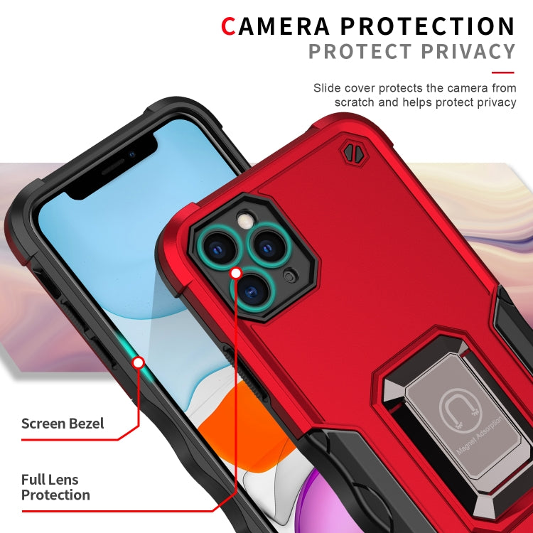 Ringhalter Rutschfeste Rüstung Telefonhülle, Für iPhone 11, Für iPhone 11 Pro, Für iPhone 11 Pro Max, Für iPhone X / XS