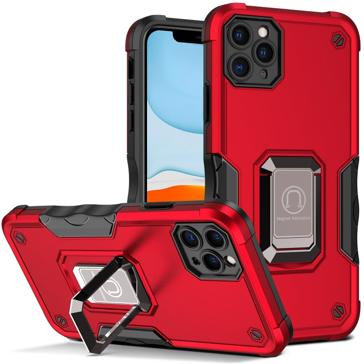 Ringhalter Rutschfeste Rüstung Telefonhülle, Für iPhone 11, Für iPhone 11 Pro, Für iPhone 11 Pro Max, Für iPhone X / XS