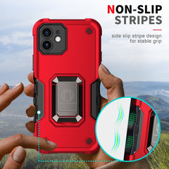 Ring Holder Non-slip Armor Phone Case, For iPhone 11, For iPhone 11 Pro, For iPhone 11 Pro Max, For iPhone X / XS