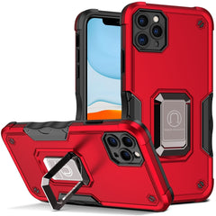 Ring Holder Non-slip Armor Phone Case, For iPhone 11, For iPhone 11 Pro, For iPhone 11 Pro Max, For iPhone X / XS