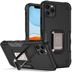 Ring Holder Non-slip Armor Phone Case, For iPhone 11, For iPhone 11 Pro, For iPhone 11 Pro Max, For iPhone X / XS