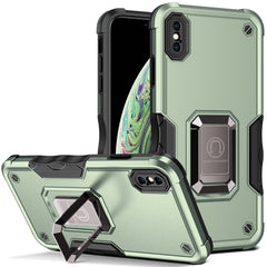 Ring Holder Non-slip Armor Phone Case, For iPhone 11, For iPhone 11 Pro, For iPhone 11 Pro Max, For iPhone X / XS