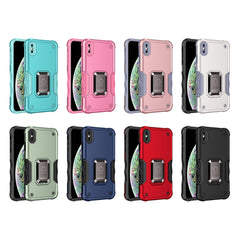 Ring Holder Non-slip Armor Phone Case, For iPhone XR, For iPhone XS Max, For iPhone SE 2022 / SE 2020 / 8 / 7, For iPhone 8 Plus / 7 Plus