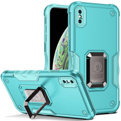 Ring Holder Non-slip Armor Phone Case, For iPhone XR, For iPhone XS Max, For iPhone SE 2022 / SE 2020 / 8 / 7, For iPhone 8 Plus / 7 Plus