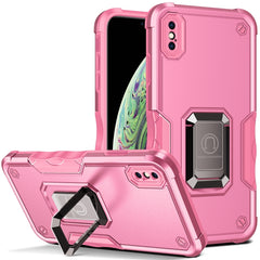 Ring Holder Non-slip Armor Phone Case, For iPhone XR, For iPhone XS Max, For iPhone SE 2022 / SE 2020 / 8 / 7, For iPhone 8 Plus / 7 Plus