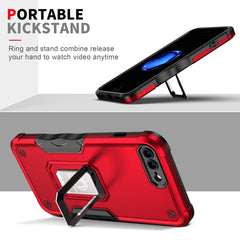 Ring Holder Non-slip Armor Phone Case, For iPhone 8 Plus / 7 Plus