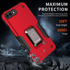 Ring Holder Non-slip Armor Phone Case, For iPhone 8 Plus / 7 Plus