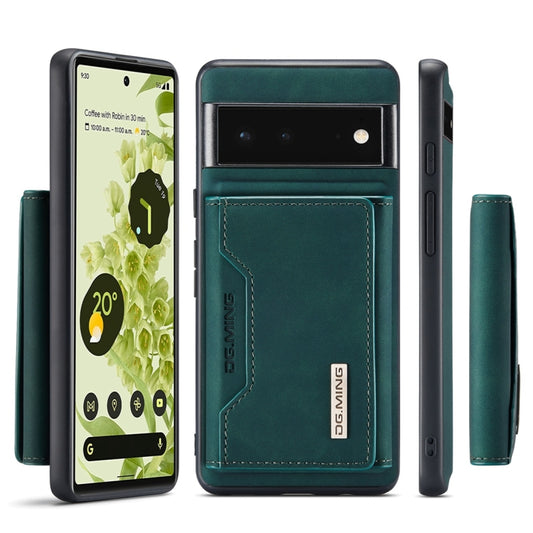 DG.MING M2 Series 3-Fold Multi Card Bag + Magnetic Back Cover Case, For Google Pixel 6 Pro, For OnePlus 9RT 5G