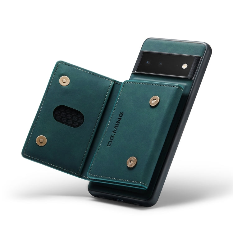 DG.MING M2 Series 3-Fold Multi Card Bag + Magnetic Back Cover Case, For Google Pixel 6 Pro, For OnePlus 9RT 5G