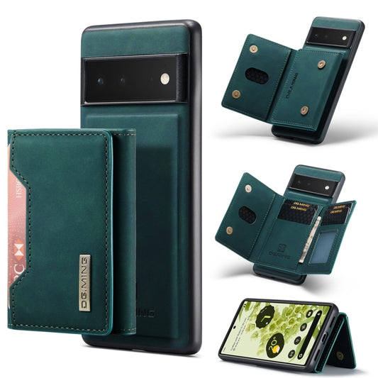 DG.MING M2 Series 3-Fold Multi Card Bag + Magnetic Back Cover Case, For Google Pixel 6 Pro, For OnePlus 9RT 5G