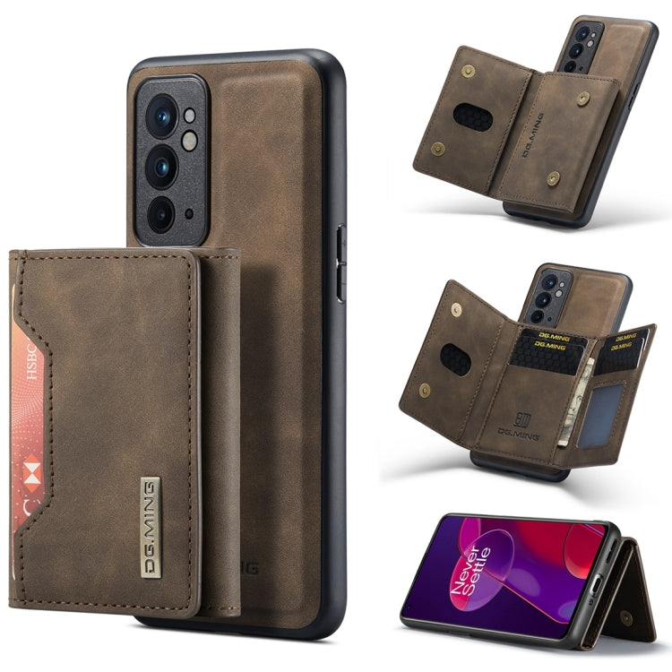 DG.MING M2 Series 3-Fold Multi Card Bag + Magnetic Back Cover Case, For Google Pixel 6 Pro, For OnePlus 9RT 5G