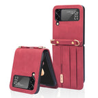 For Samsung Galaxy Z Flip3 5G / Red