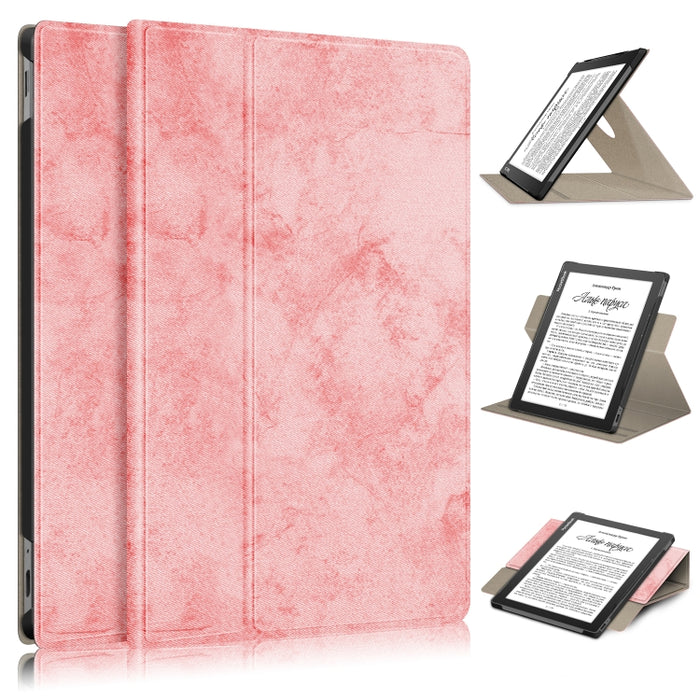 360 Degrees Rotation Leather Tablet Case, For Realme PocketBook PB970