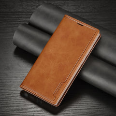 LC.IMEEKE LC-001 Series PU + TPU Color Matching Frosted Leather Phone Case, For Samsung Galaxy S22 Ultra 5G