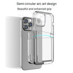 Dual Card TPU Phone Case, For iPhone 13 mini, For iPhone 13, For iPhone 13 Pro, For iPhone 13 Pro Max, For iPhone 12 mini, For iPhone 12, For iPhone 12 Pro, For iPhone 12 Pro Max, For iPhone 11, For iPhone 11 Pro, For iPhone 11 Pro Max