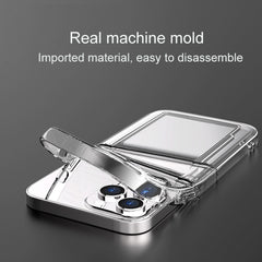 Dual Card TPU-Telefonhülle, Für iPhone 13 mini, Für iPhone 13, Für iPhone 13 Pro, Für iPhone 13 Pro Max, Für iPhone 12 mini, Für iPhone 12, Für iPhone 12 Pro, Für iPhone 12 Pro Max, Für iPhone 11, Für iPhone 11 Pro, Für iPhone 11 Pro Max