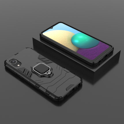 PC + TPU Shockproof Protective Phone Case with Magnetic Ring Holder, For Samsung Galaxy A03 Core