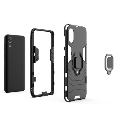 PC + TPU Shockproof Protective Phone Case with Magnetic Ring Holder, For Samsung Galaxy A03 Core
