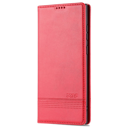 AZNS Magnetic Calf Texture Horizontal Flip Leather Phone Case, For Samsung Galaxy S22 Ultra 5G