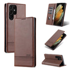 For Samsung Galaxy S22 Ultra 5G / Dark Brown